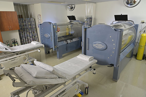 Sechrist 4100 Hyperbaric Oxygen Chamber at Chester County Hospital